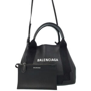 Balenciaga Navy Blue Cabas XS Bag